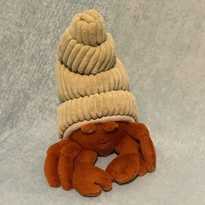 Jellycat Cream and Brown Hermit Crab Hat
HERMAN 🐚 HERMIT